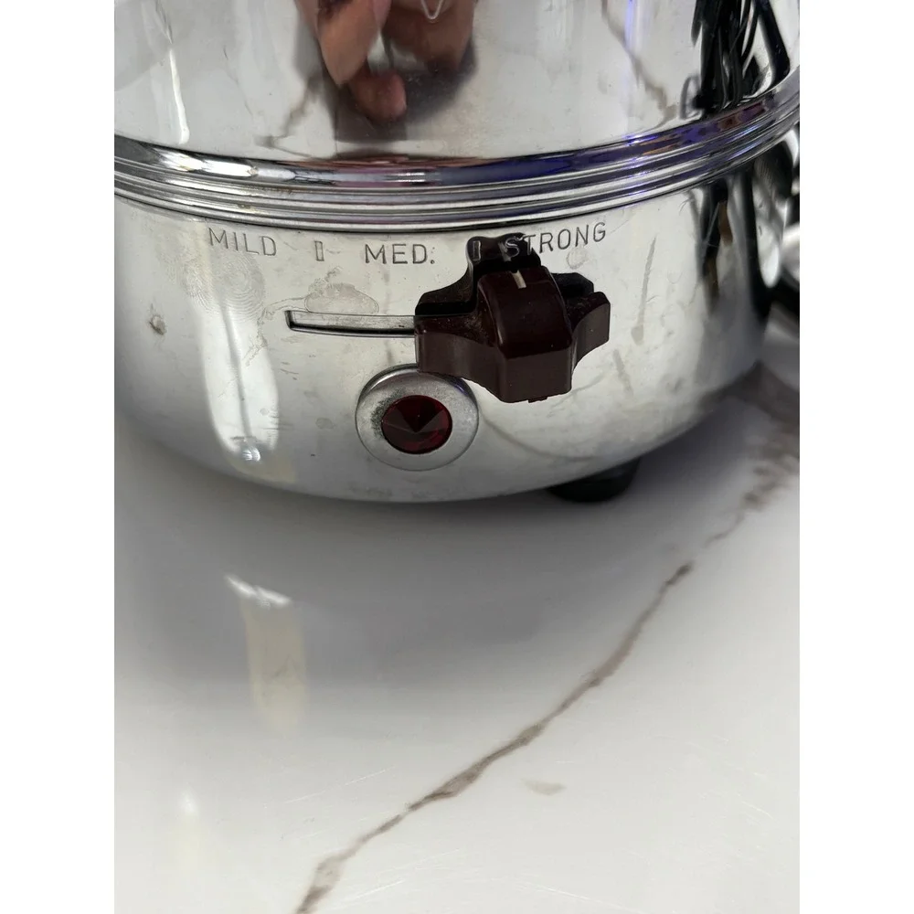 Vintage Universal Coffeematic Electric‎ Percolator Chrome 4408